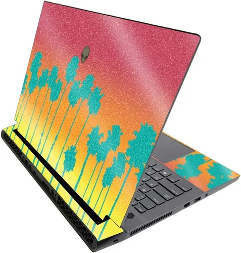 Miniatura 451 de MightySkins - Skin brillante con purpurina para Alienware M17 R3 (2020) y M17 R4 (2021) - Diversión de los años 90 Acabado duradero con purpurina