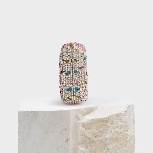 Miniatura 7 de Tngan Bolso de mano de noche con purpurina y diamantes de imitación para mujer, con forma de helado, bolsa de hombro para niña