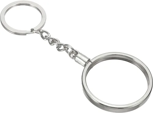 Miniatura 6 de PATIKIL AA Coin Holder Keychain, Round Medallion Holder with Metal Key Ring for AA Coin Medallion