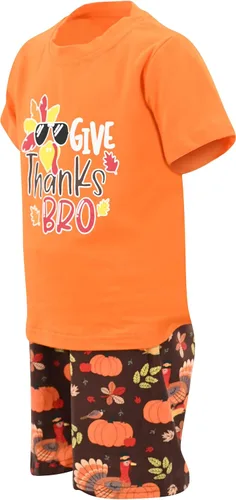 Miniatura 2 de Unique Baby Conjunto de ropa de Acción de Gracias para niños de 2 piezas