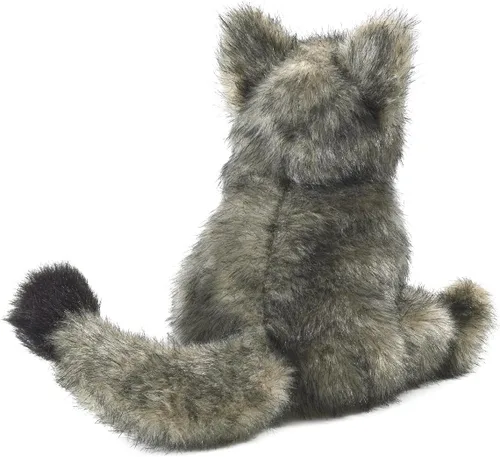 Miniatura 2 de Folkmanis Marioneta pequeña de mano coyote, gris; blanco; negro