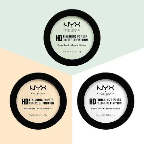 Miniatura 5 de Polvo de maquillaje NYX PROFESSIONAL MAKEUP HD, Polvo fijador prensado - Translúcido