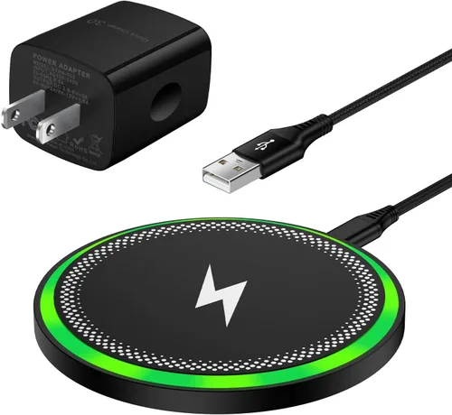 Cargador inalámbrico de 15 W de carga rápida para Samsung S26 Ultra S25 Edge S24 FE S23 S22 Z Flip Fold 7 6 5, cargador inalámbrico estación de