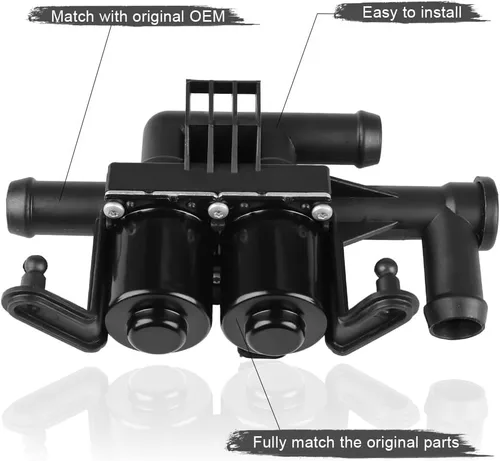 Miniatura 7 de JDMON Compatible con válvula de control del calentador BMW F01 F02 F10 F11 F12 520i 523i 528i 535i 550i 640i 650i 740i 740Li 750i 750Li 760Li