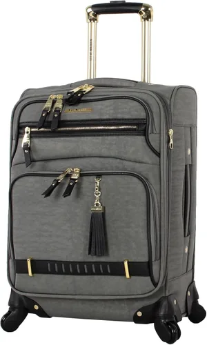 Steve Madden Colección de equipaje de diseñador Maleta ligera y expandible para hombres y mujeres Bolsa de transporte duradera de 20 pulgadas con