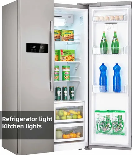 Miniatura 2 de Bombilla LED AC 100-265 V 3.5 W de repuesto para refrigerador KEI D34l luz blanca diurna 6000K E26 40W equivalente a halógeno 500Lm T10 bombillas
