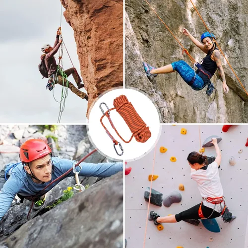 Miniatura 6 de Cuerda de Escalada, Cuerda de Rapel Naranja