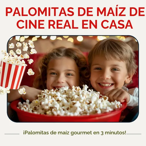 Miniatura 2 de Original Whirley - Máquina para hacer palomitas de maíz de 6 cuartos de galón, máquina de palomitas de maíz de acero inoxidable con engranajes