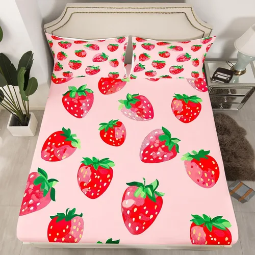 Miniatura 8 de Erosebridal Sábana bajera ajustable con patrón de piedra azul con estampado de mármol azul, juego de ropa de cama líquida trippy para niños, niñas
