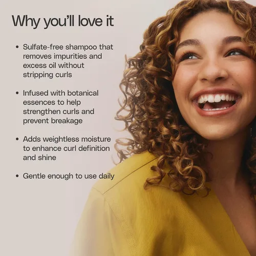 Miniatura 5 de Ouidad Champú hidratante bueno como nuevo: lava el exceso de aceite sin pelar el cabello, hidrata y protege rizos y ondas sueltos, úsalo a diario