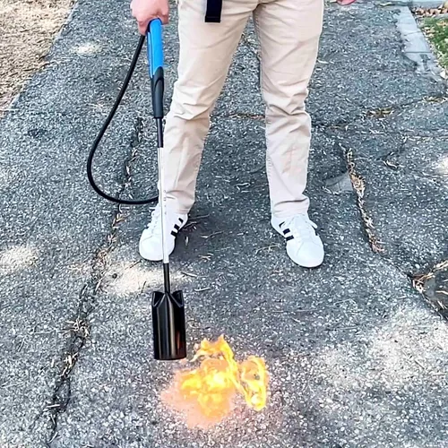Miniatura 3 de Flame King Kit de soplete de propano resistente de 500,000 BTU con manguera de 10 pies, 39 pulgadas de largo para quemar malezas, derretir hielo