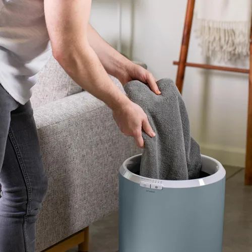 Miniatura 6 de Zadro - Calentador grande de toallas con temporizador, calentador de toallas eléctrico para baño, con apagado automático, calentador de toallas