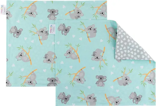 Miniatura 11 de Funkins - Manteles individuales de tela reutilizables para niños y loncheras, reutilizables, ecológicos, 15 x 13 pulgadas, 2 capas, gruesos
