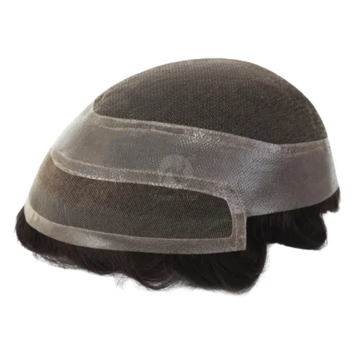 Miniatura 2 de Toupee - Pelucas de cabello humano para hombre, tupé europeo virgen, unidades de cabello humano ondulado, peluca para hombre, sistema de reemplazo