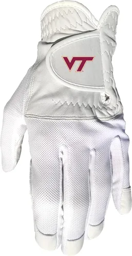 Miniatura 10 de Guante de golf para mano izquierda de Team Golf NCAA para hombre, para jugadores diestros, talla única, incluye marcador de bola magnético extraíble
