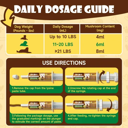 Miniatura 8 de Hongos para perros – Hongo de cola de pavo para perros – Apoyo a la salud inmunológica, intestino, piel, articulaciones – Bultos y protuberancias