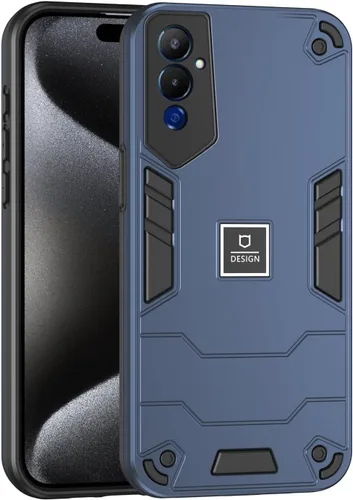Miniatura 417 de Funda compatible con Huawei Y9 Prime (2019), compatible con Huawei Y9 Prime (2019) 4G STK-L21 2 en 1 [PC duro + TPU], funda de teléfono azul