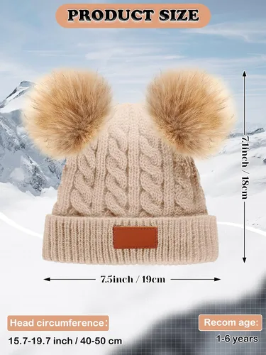 Miniatura 2 de Geyoga girls unisex-baby Beanie