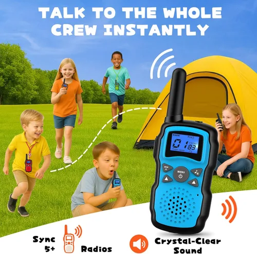 Miniatura 5 de Wishouse Walkie Talkies para niños recargable