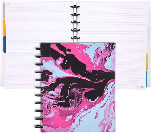 Miniatura 121 de Talia - Cuadernos de notas con tapas, planificador, personalizables, (Azul de Verano, Junior (5.5 pulgadas x 8.5 pulgadas)) Azul verano