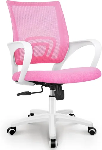Miniatura 14 de NEO CHAIR Silla de Oficina para Escritorio de Computadora Ergonómica de Malla Gaming de Respaldo Medio con Cómodo Soporte Lumbar Altura Ajustable