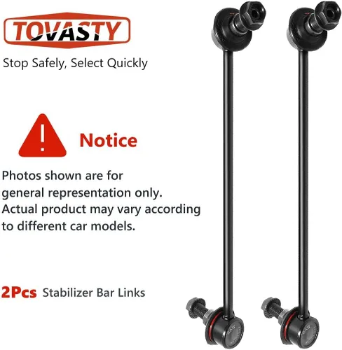 Miniatura 2 de TOVASTY Kit de enlaces de barra estabilizadora de suspensión delantera para Ford Escape 2005-2012 SK0468