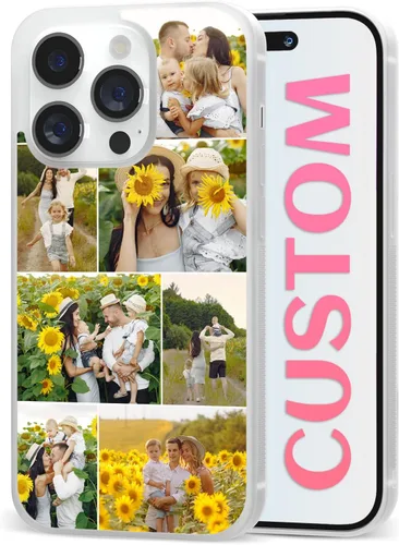 Miniatura 14 de Fundas de teléfono con collage de fotos, funda protectora de silicona para niñas, niños, mujeres, parejas, amigos, para iPhone 11, 12, 13, 14, 15