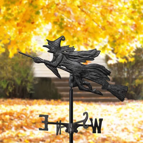 Miniatura 6 de Whitehall Productos Flying Witch Garden Veleta negra