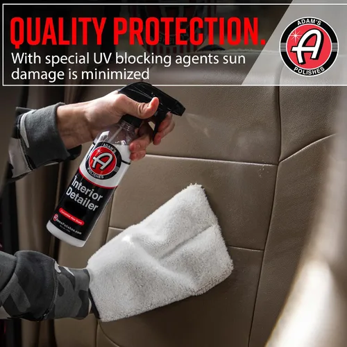 Miniatura 4 de Adam's Polishes Interior Detailer 16 onzas líquidas (pepino aloe) – Limpiador total del interior del automóvil, protector y aderezo Limpiador