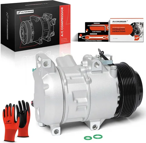 Miniatura 10 de A-Premium Compresor de aire acondicionado de CA con embrague compatible con Lexus GS300 3.0L 2006, GS350 3.5L 2007-2011, IS250 2.5L 2011-2013, IS350