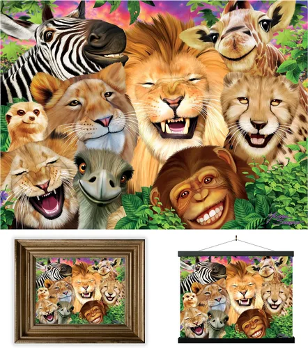 Miniatura 62 de Impresiones de arte de pared lenticular 3D LiveLife - El amor de un padre de Deluxebase. Póster 3D de león sin marco. Decoración de pared perfecta.