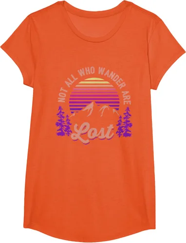 Miniatura 75 de Not All Who Wander Are Lost Vintage Mountains - Camiseta de senderismo, Negro, S