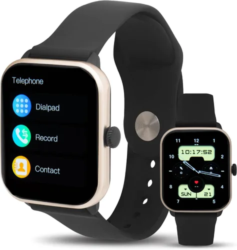 Miniatura 13 de iWatch® Reloj inteligente con llamadas Bluetooth, pantalla AMOLED de 1.85 pulgadas, seguimiento de fitness y sueño, reloj inteligente impermeable