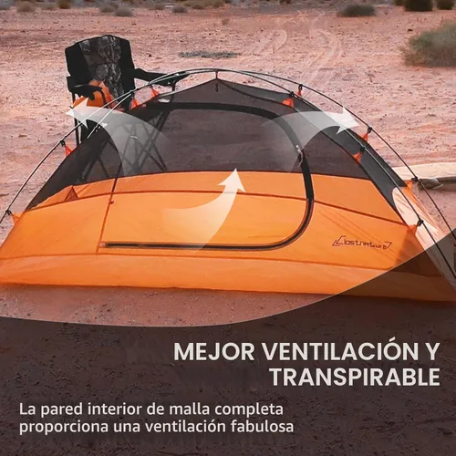Miniatura 3 de Clostnature Tienda de Campaña Ligera para Mochileros – Tienda de campaña ultraligera para mochileros de 1/2/3/4 personas, tienda de campaña
