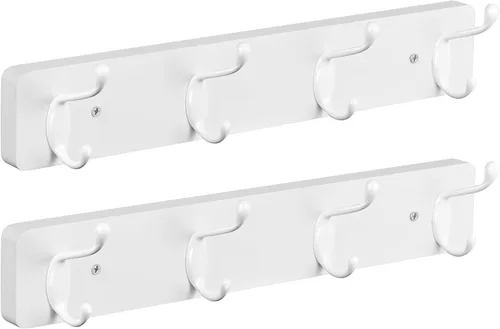 Miniatura 8 de OUTNILI Ganchos de pared resistentes para colgar abrigos, colgador de pared negro para chaquetas, sombreros, toallas, bolsos, correas de perro