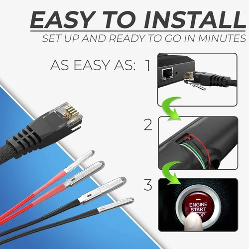 Miniatura 3 de Kit de cable de detección de radar para Escort, Uniden R1 R3 R7, Beltronics Valentine One Cable de alimentación para detector de radar Cable