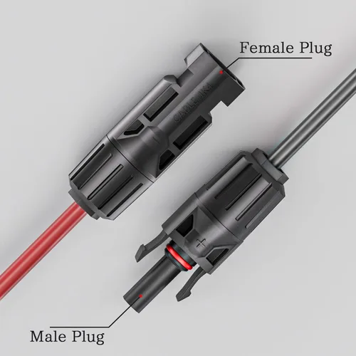 Miniatura 5 de Goupchn Conector de panel solar a CC 0.217 inx0.083 in Cable de extensión adaptador 16 AWG 4.59ft/1.4m con DC 0.315 in, adaptador de 0.157 inx0.067