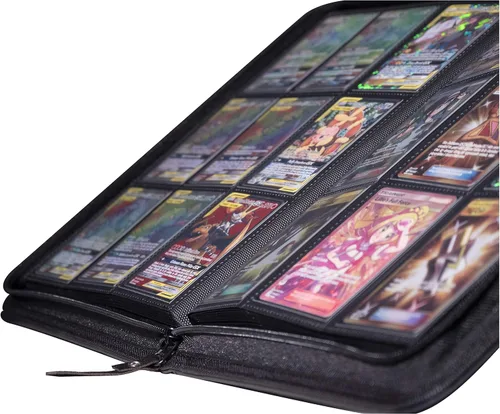 Miniatura 5 de TopDeck carpeta con ranuras para 500 tarjetas, álbum para tarjetas de colección intercambiables, 9 tarjetas por página, con carga lateral, carpeta