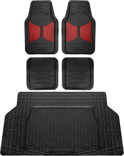 Miniatura 9 de FH Group Alfombrillas de Piso para Automóviles - Alfombrillas de Piso de Goma Heavy-Duty Monster Eye para Autos, Ajuste Universal Juego Completo