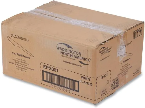 Miniatura 6 de Eco-Products EP-S001 - Cuchillo PSM, 7 pulgadas, color blanco, caja de 1000