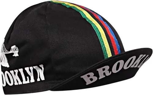 Brooklyn Retro Cycling World Champion - Gorra de rayas color negro, Negro, talla única