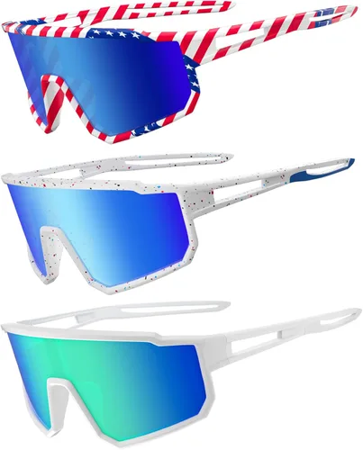 Miniatura 10 de Gafas de sol deportivas polarizadas, protección UV400, para exteriores, para hombres, mujeres, jóvenes, béisbol, ciclismo, correr, conducir, golf