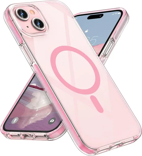 Miniatura 11 de MILPROX Compatible con iPhone 16 Pro Funda – con protector de pantalla – Compatible con MagSafe – Diseño magnético claro transparente – Que no se