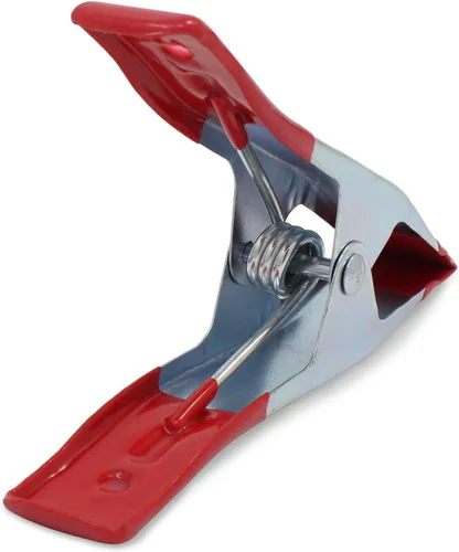 Miniatura 4 de ESUMIC® Abrazaderas de resorte de metal A de 4 x 6 pulgadas, abrazaderas de resorte de metal de alta resistencia, soporte de agarre con punta Rojo