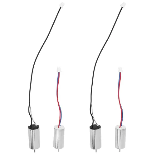 4 unids 44000RPM Micro Brush Motor DC 3.7V Micro Coreless Cepillado Motores 0.394x0.787 in Coreless Micro DC Motor para Robot Drone Avión Modelo RC