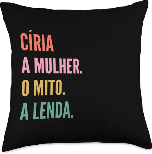Miniatura 4 de Funny Portuguese First Name Design - Círia Throw Pillow