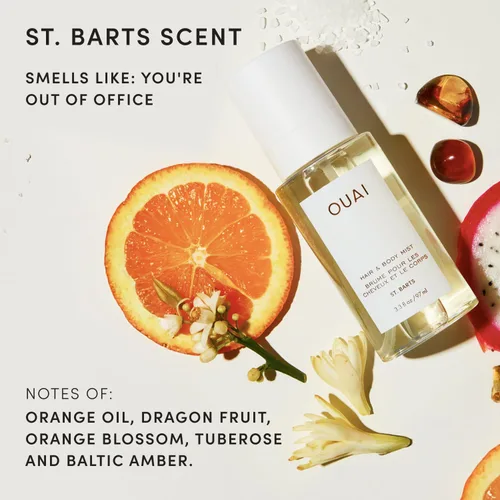 Miniatura 5 de OUAI St. Barts - Bruma para el cabello y el cuerpo - Perfume tropical con fragancia de cabello y spray corporal - Notas de pitaya, flor de naranjo