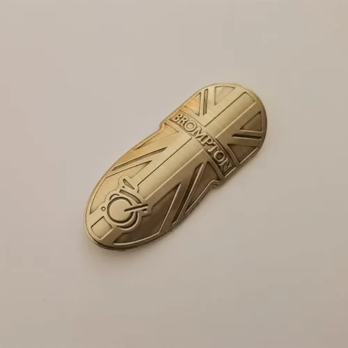 Miniatura 2 de Brom-ptons - Calcomanías de aluminio para cabeza de bicicleta, calcomanías para BMX, marco frontal de bicicleta, accesorios de ciclismo de vapor