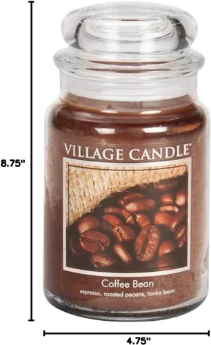 Miniatura 6 de Vela aromática aroma grano de café de 11 Onzas, en tarro de vidrio