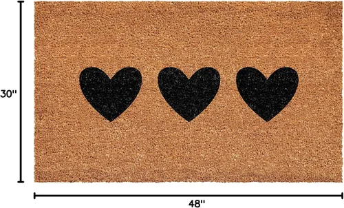 Miniatura 3 de Calloway Mills Trio Hearts Felpudo de 12" x 24